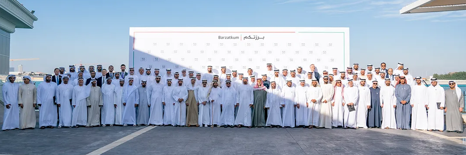 Sponsor contributions translated into a crystal-rain gallery and pledge-tree installation at Qasr Al Bahr.