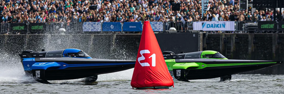 AVL, event power, infrastructure and FF&E coordinated as one waterfront production platform for the world’s first electric race-boat championship.