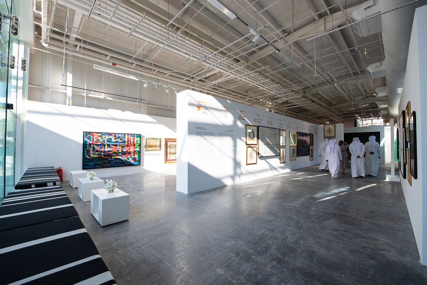 Custom art gallery installation
