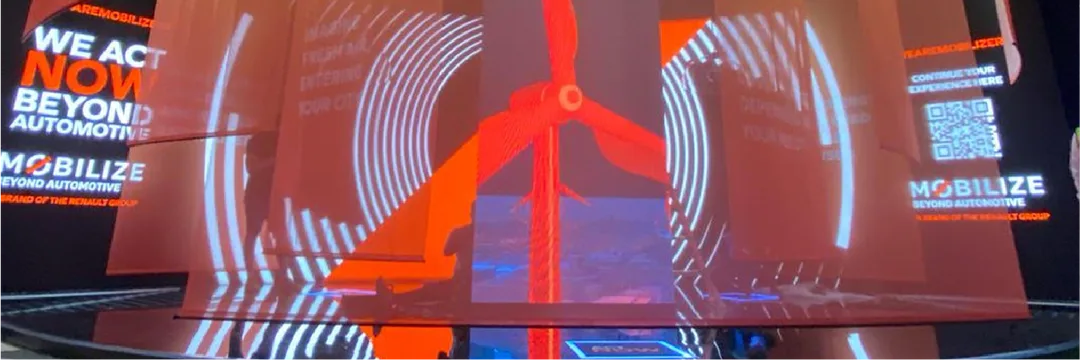 Custom displays, interactive elements and an intuitive visitor layout created a focused Renault story within the wider France Pavilion at Expo 2020.