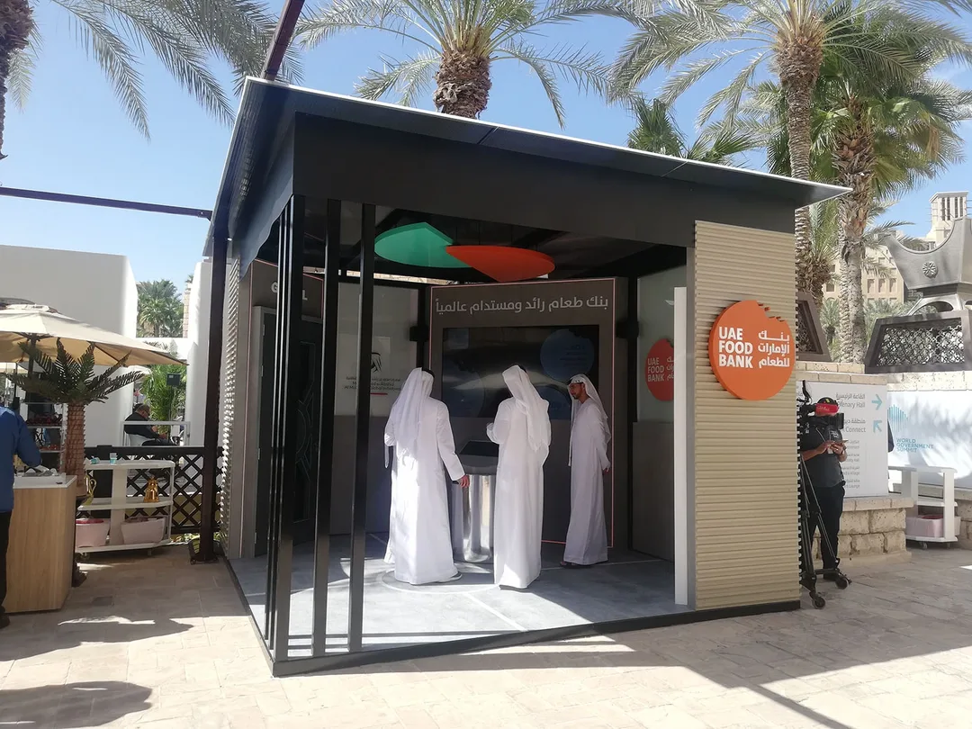 Evolution Events UAE Food Bank pavilion at the World Government Summit